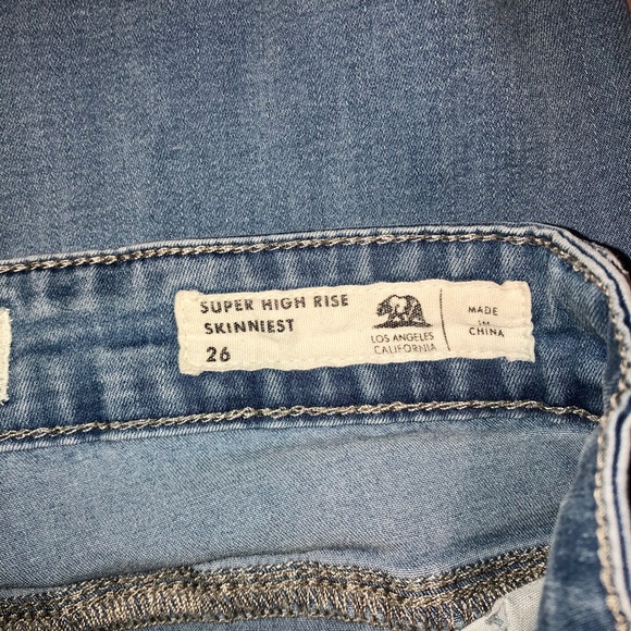 Pacsun Super High Rise Skinniest Jeans - Picture 5 of 5